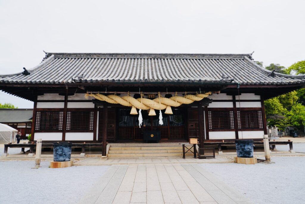 阿智神社の本堂