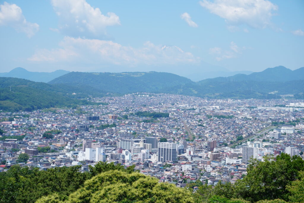 権現山展望台からの眺め