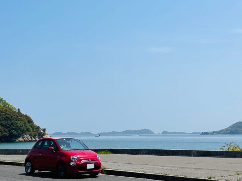 生口島の海岸線