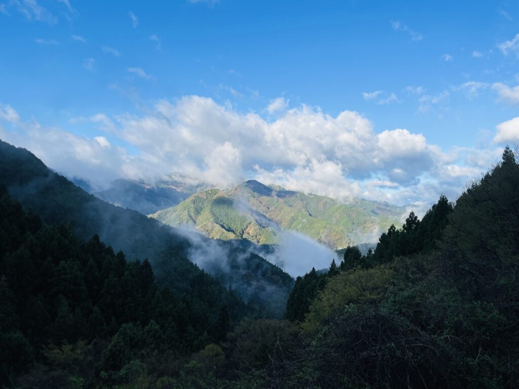 祖谷の山々