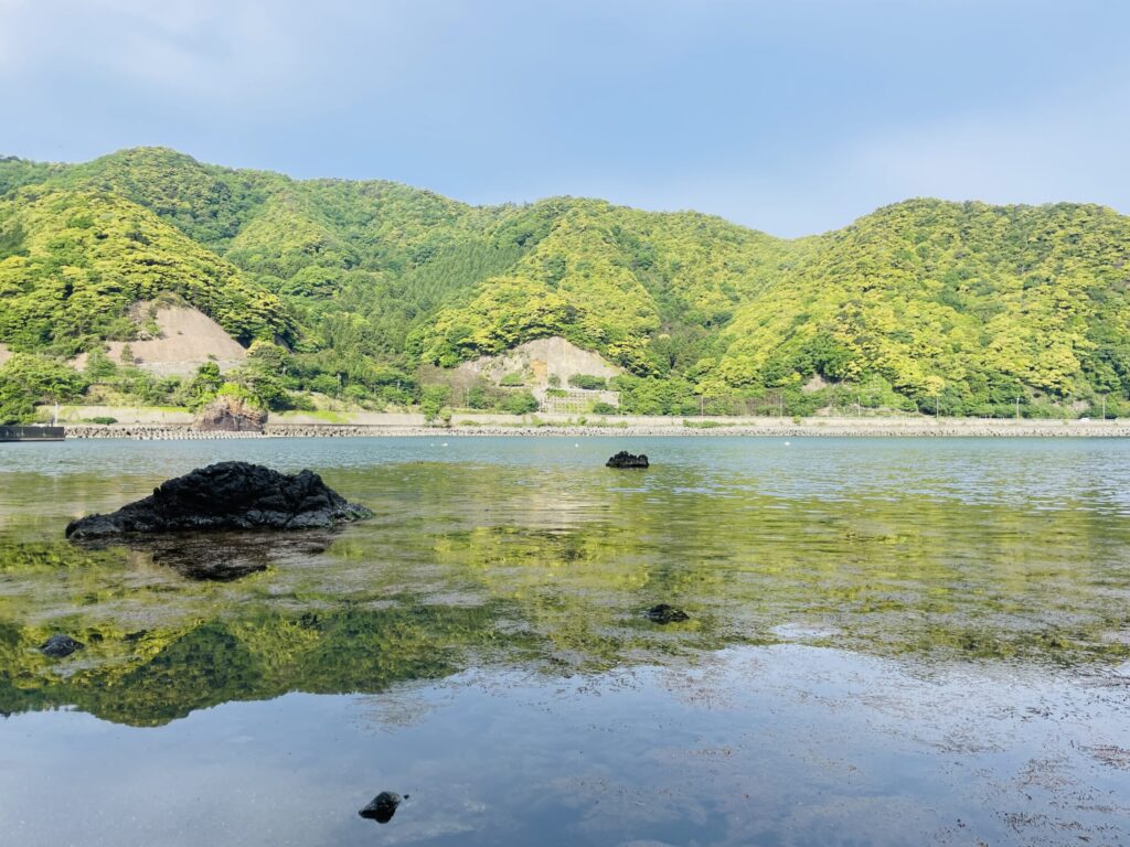 朝の志積海岸