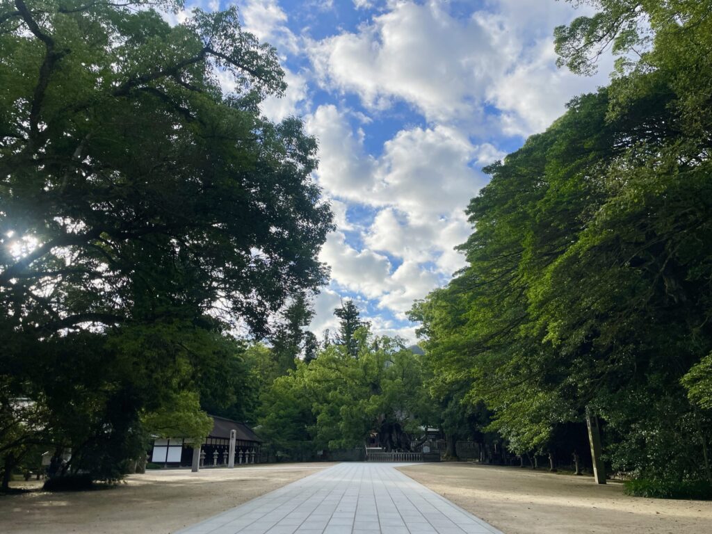 大山祇神社の参道