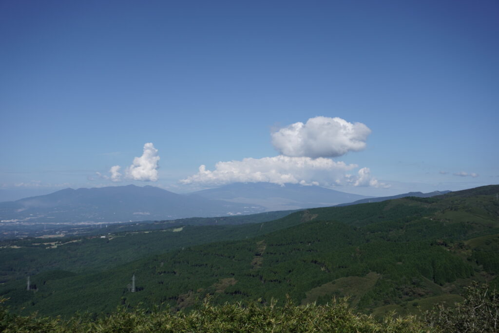 富士山が見えるの景色