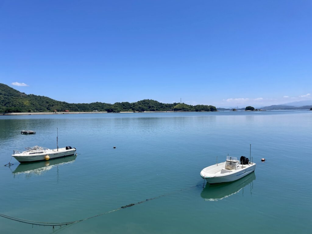 宗方港付近の景色
