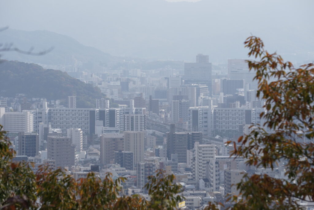 三滝寺展望台からの眺め1