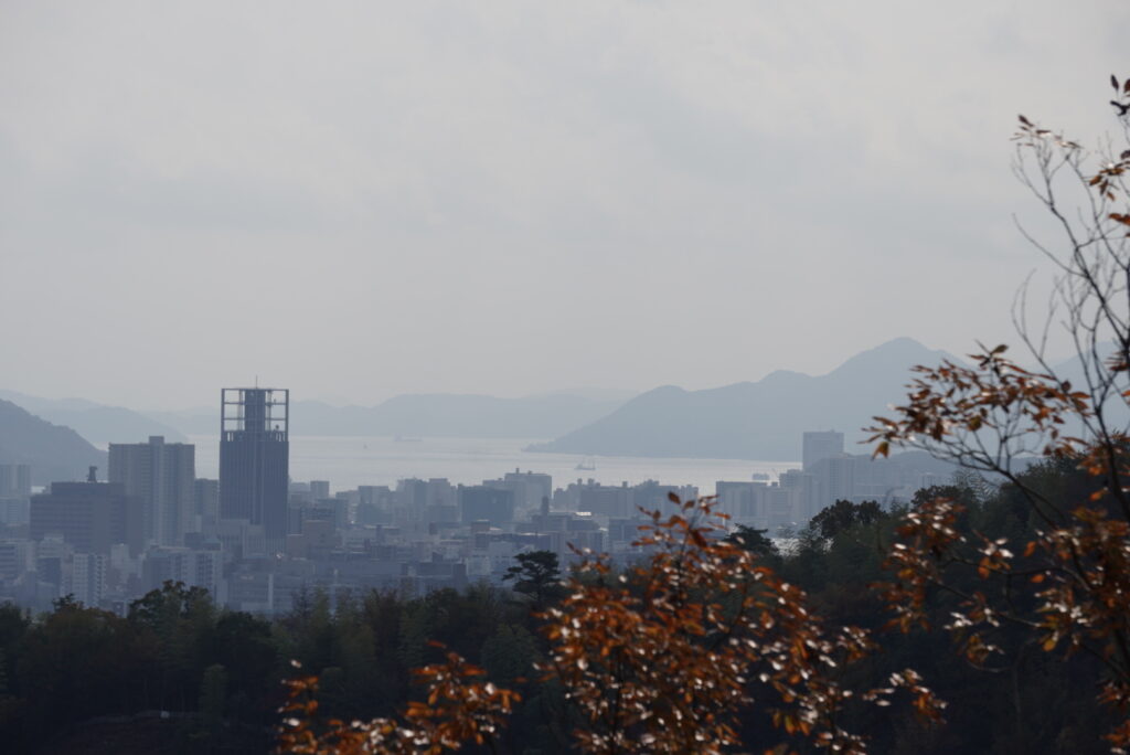 三滝寺の展望台からの眺め2