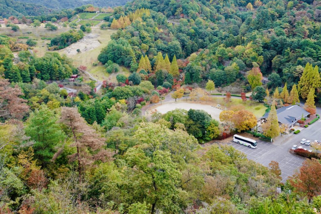 山城展望台からの眺め