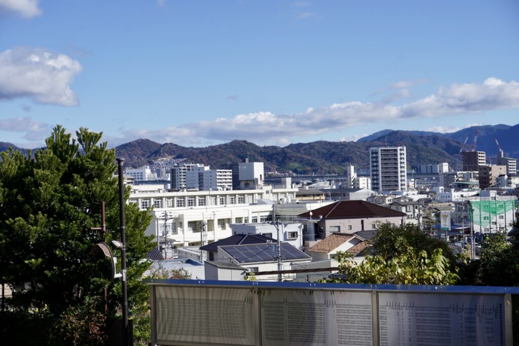 邇保姫神社からの眺め