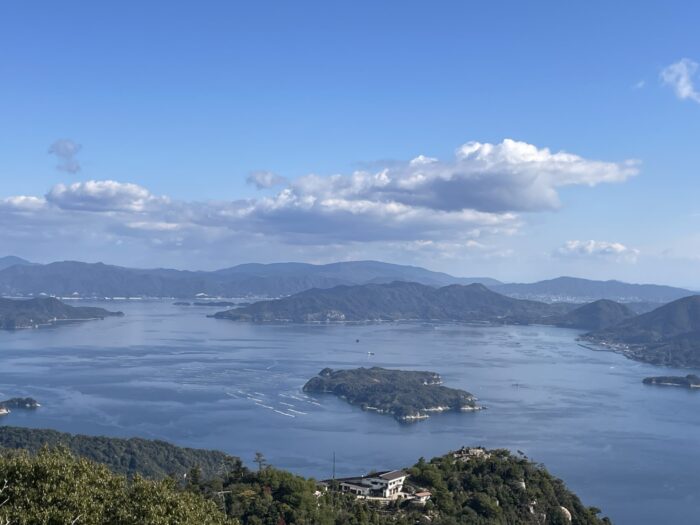 弥山山頂からの眺め