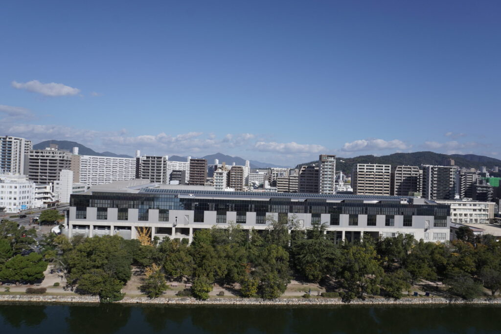 広島城 天守閣 眺望 北側