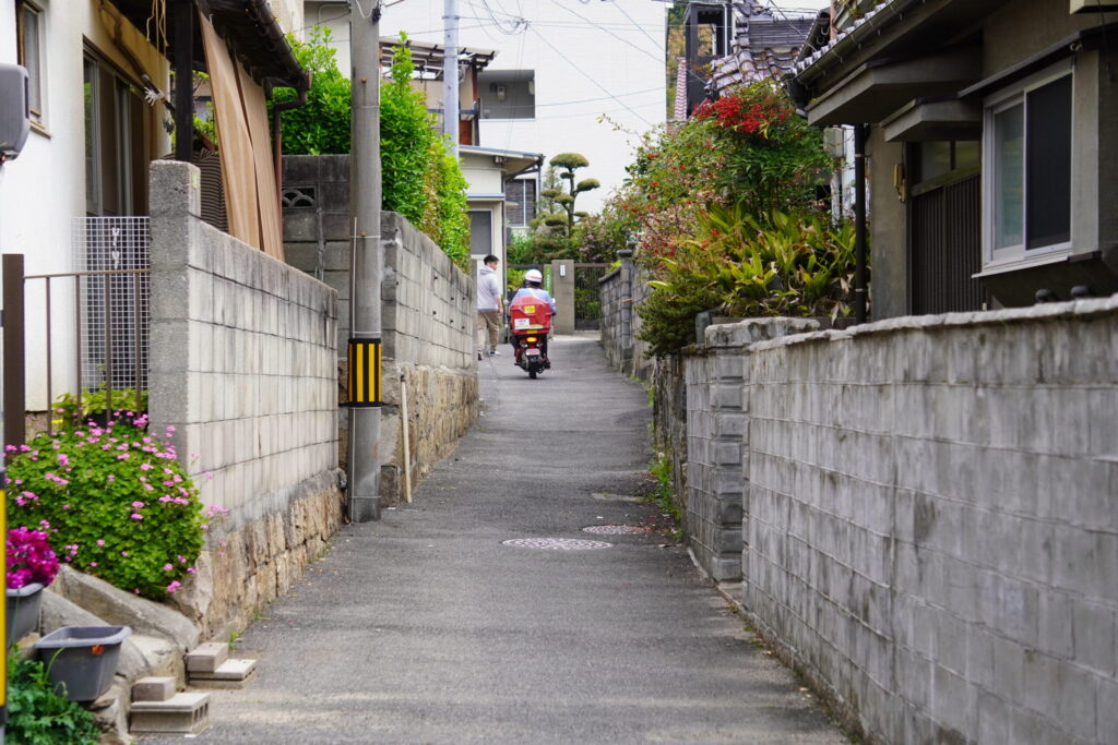 尾長町　町並み　日常