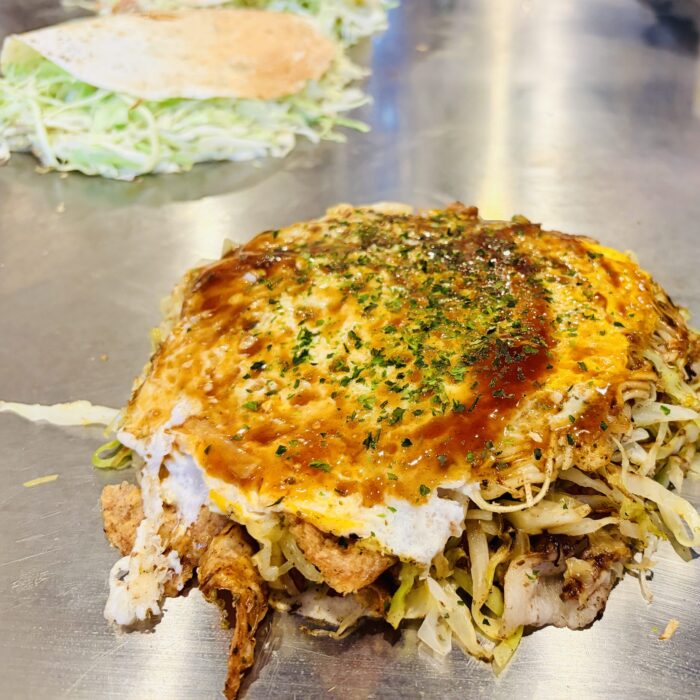 あたご屋　お好み焼き　鉄板