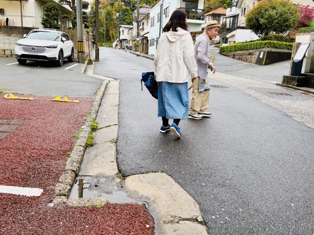 カクカク　道幅　西国街道